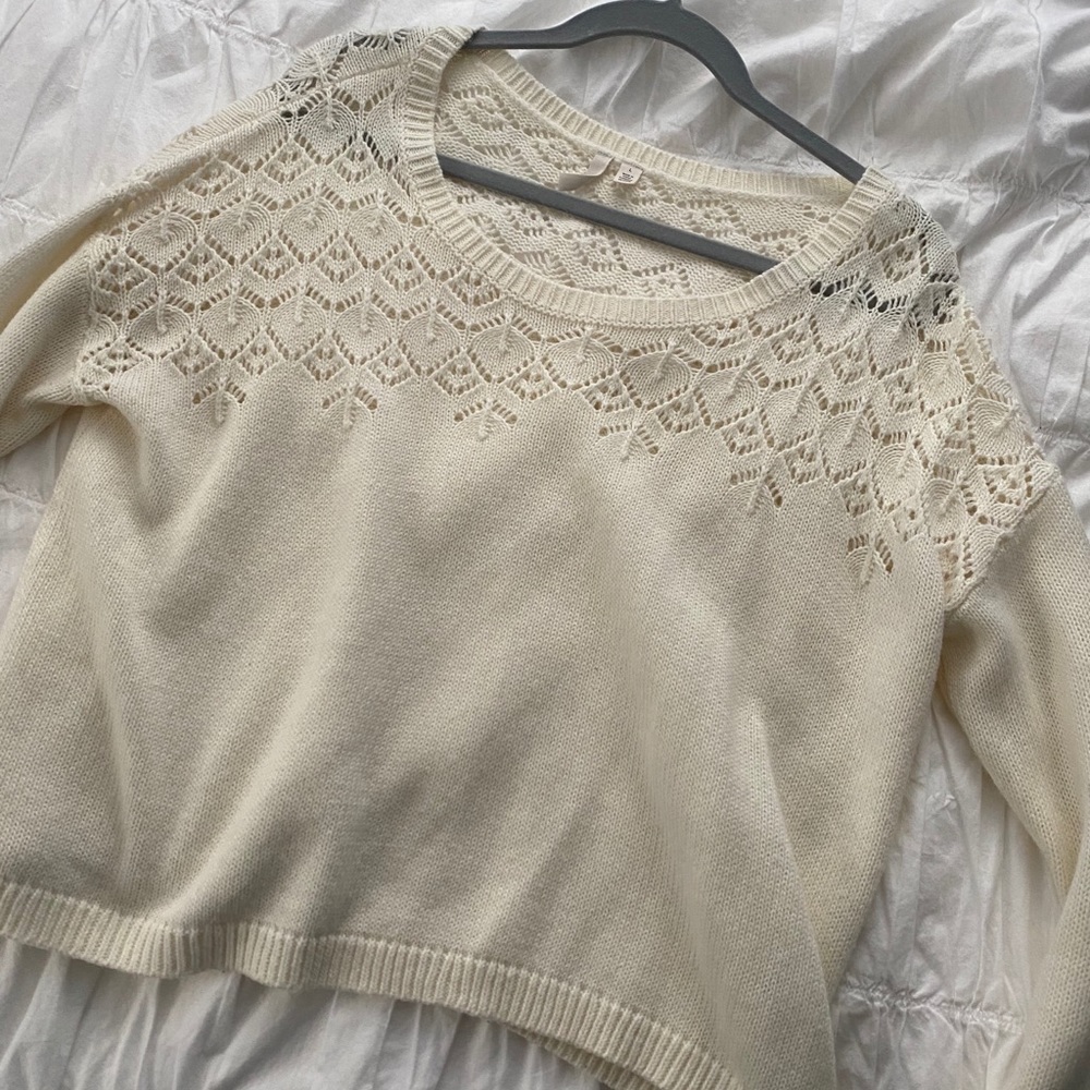 Frenchi White Sweater